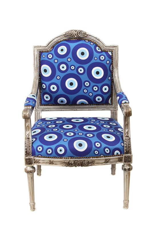 Evil Eye Chair - Blue