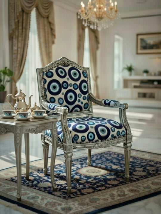 Evil Eye Chair - White
