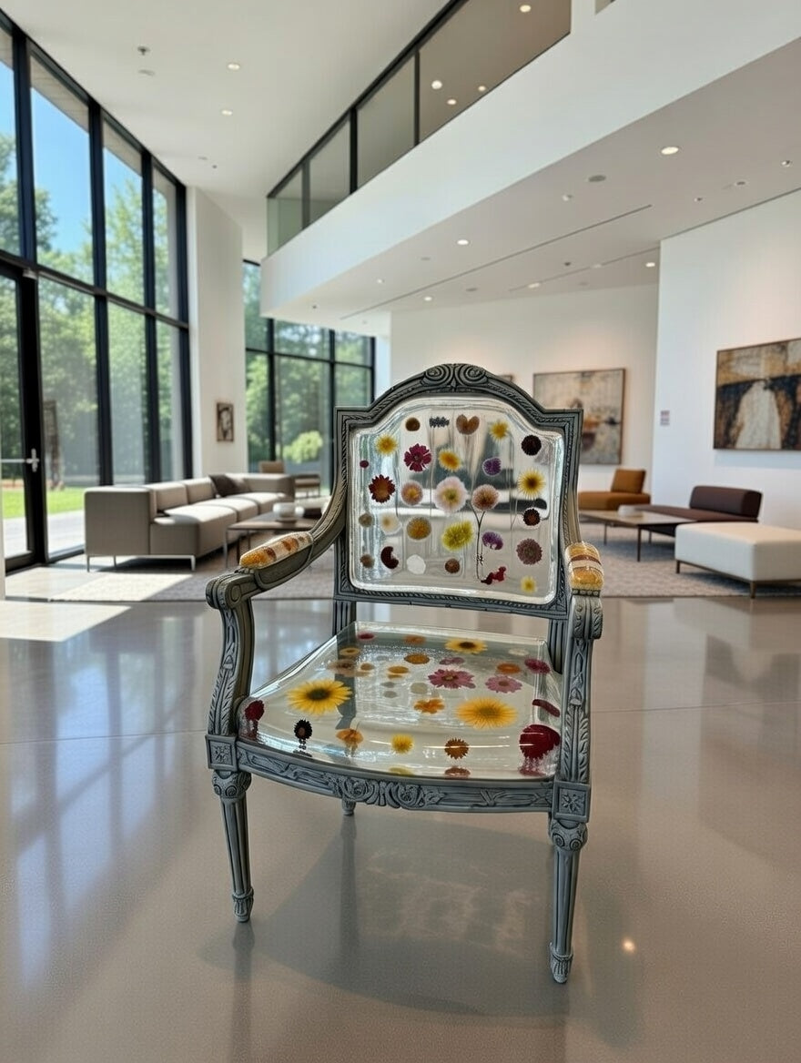 Bare Chair - Flowers